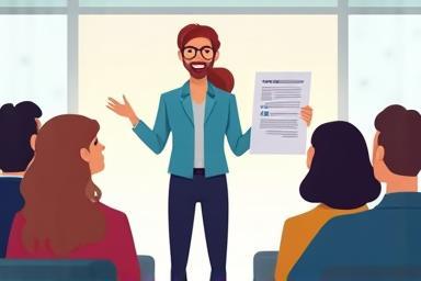 An expert leading a training session.