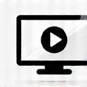 Illustration of a play button representing a video.